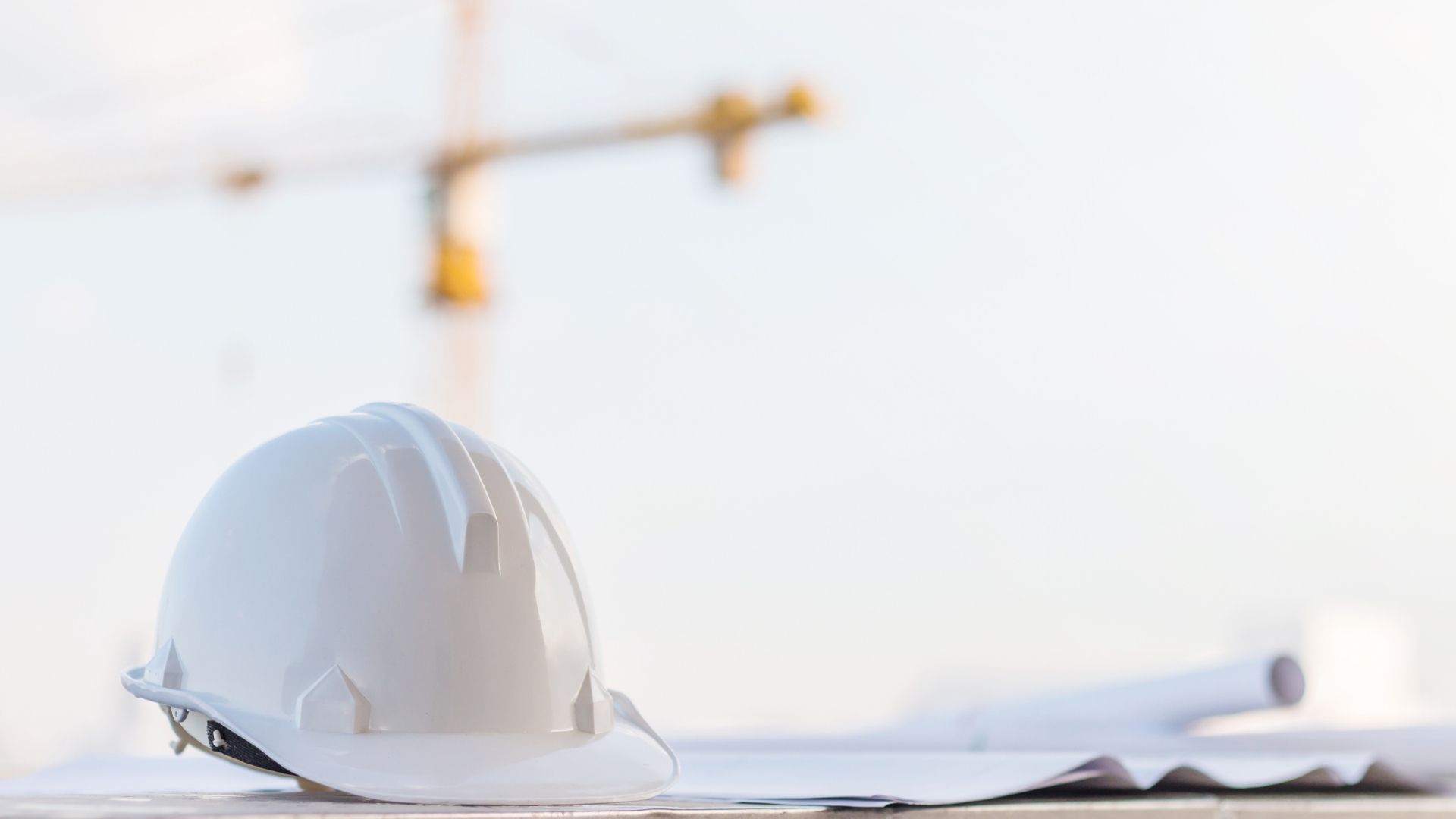 caschetto, gru, fogli, fogli da lavoro, sicurezza