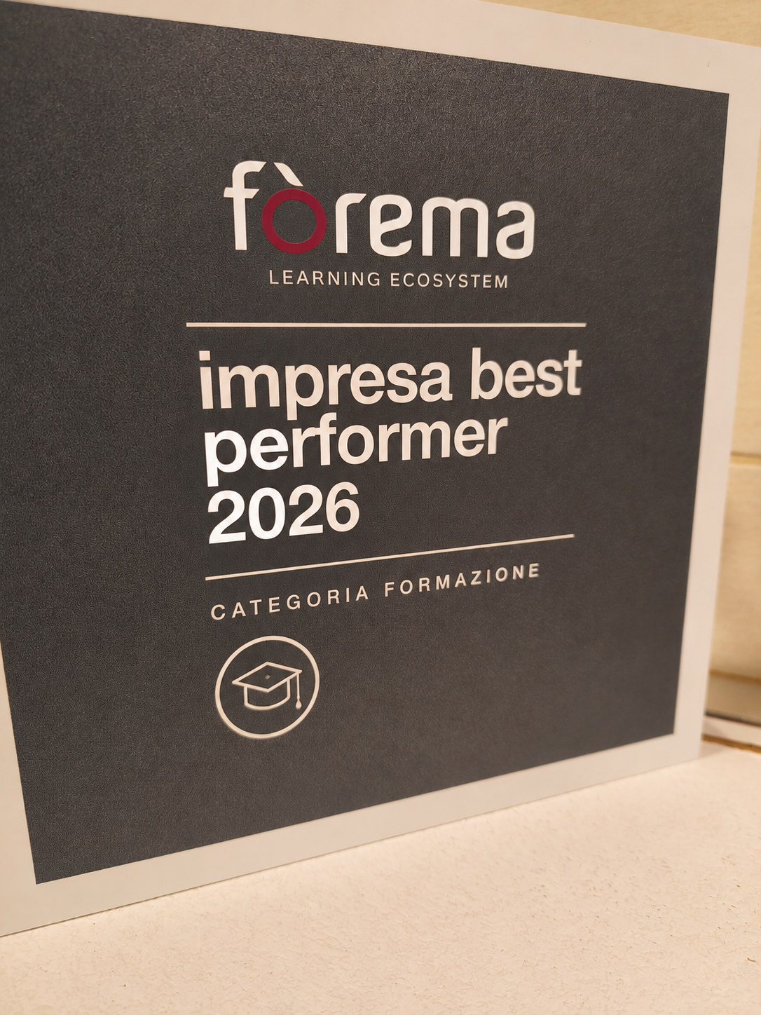 Immagine copertina Fòrema premiata tra le Imprese Best Performer 2026: un riconoscimento al valore della formazione